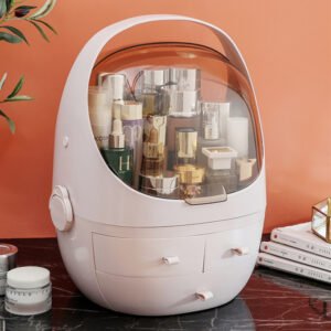 Organisateur de maquillage portable à 3 Tiroirs