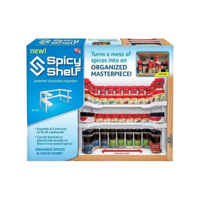 Spicy Shelf Patented Stackable Organizer